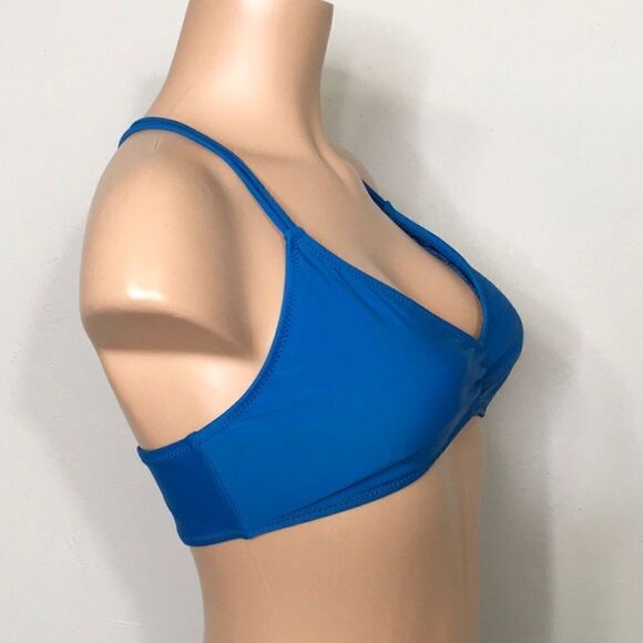 New. Volcom blue bikini top. Large - Picture 3 of 9